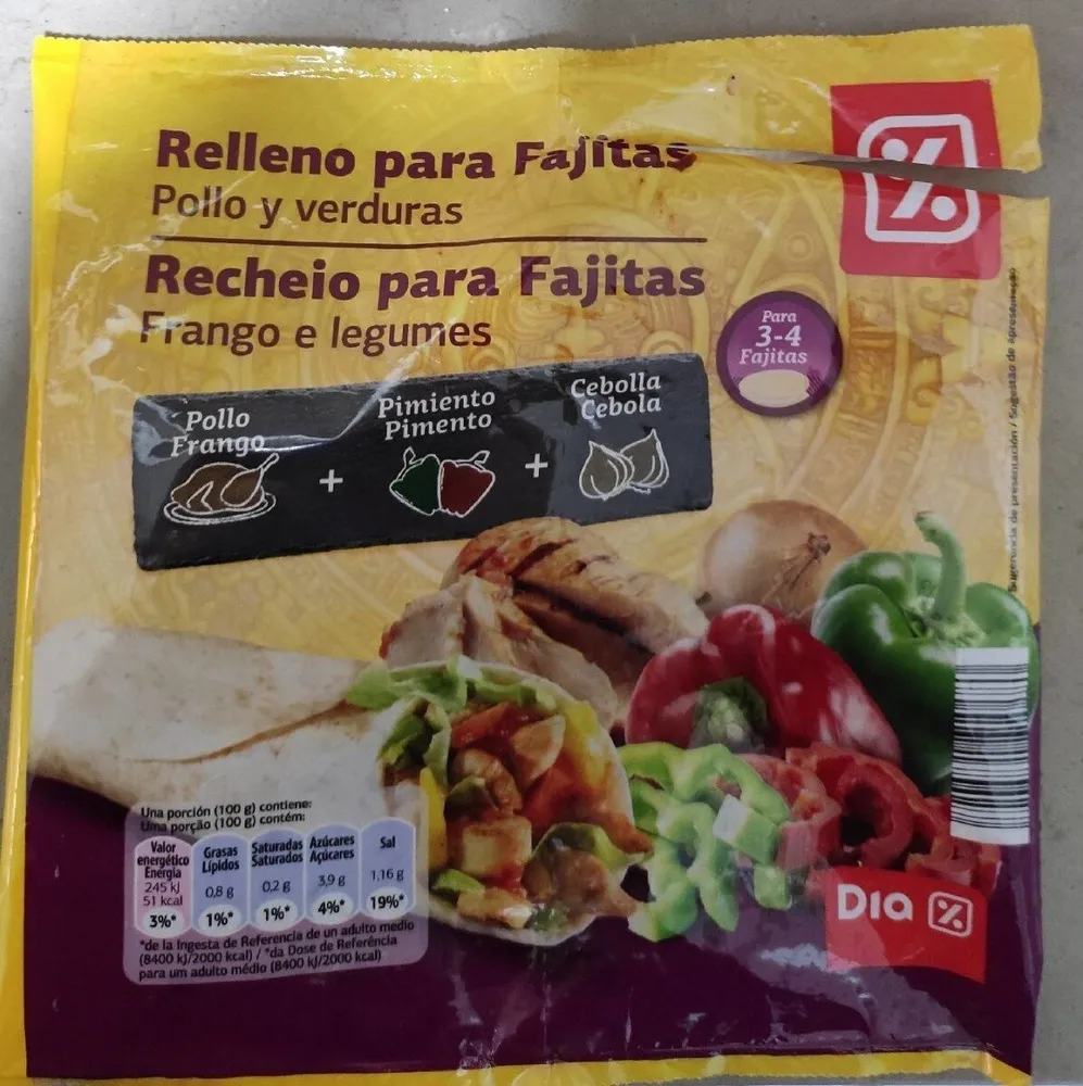 Relleno para Fajitas