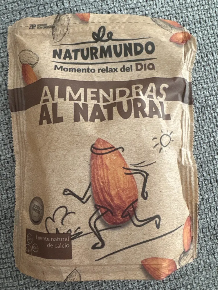 Almendras al natural con piel