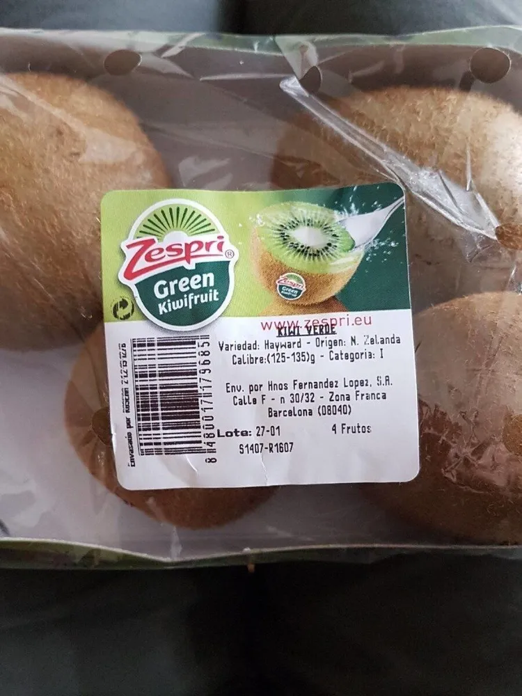 Zespri green kiwifruit