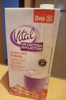 Leche entera sin lactosa