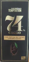 Chocolate Negro con Pepitas de Cacao Caramelizadas