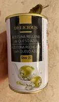 Aceitunas rellenas de queso azul