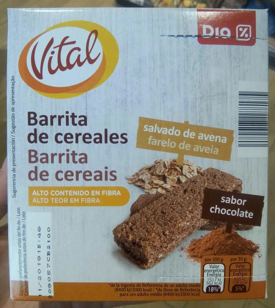 Barrita de cereales