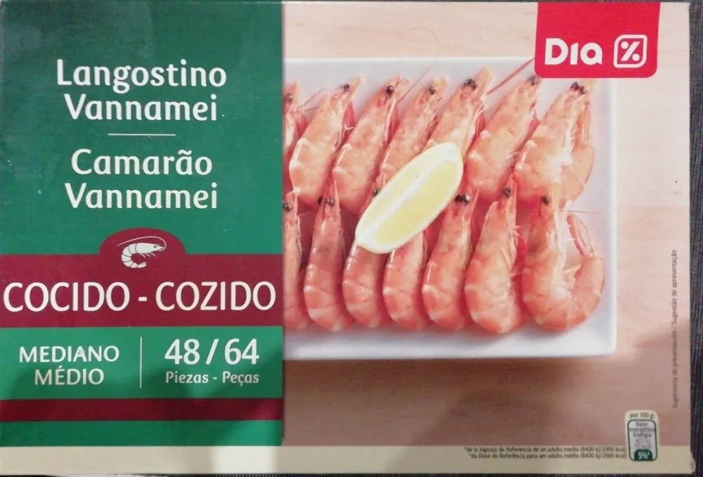 Langostino cocido