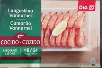 Langostino cocido