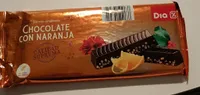 Turrón crujiente chocolate con naranja