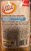 Semillas de lino amarillo
