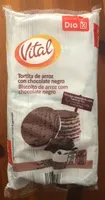 Tortita de arroz con chocolate negro
