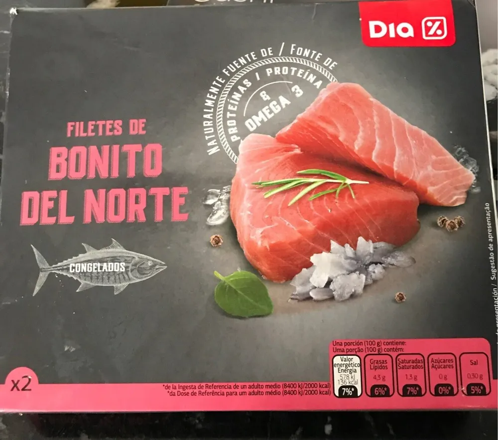 Filetes de Bonito del Norte