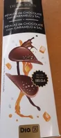Pétalos de Chocolate con Caramelo y Sal