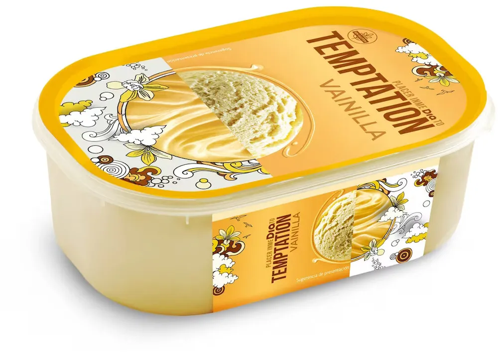 Helado sabor vainilla