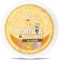 Tortilla de patata fresca sin cebolla