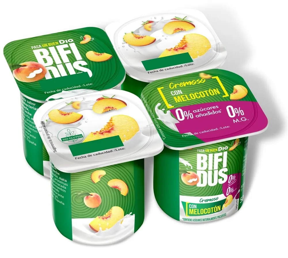 Bifidus Cremoso con Melocotón 0%