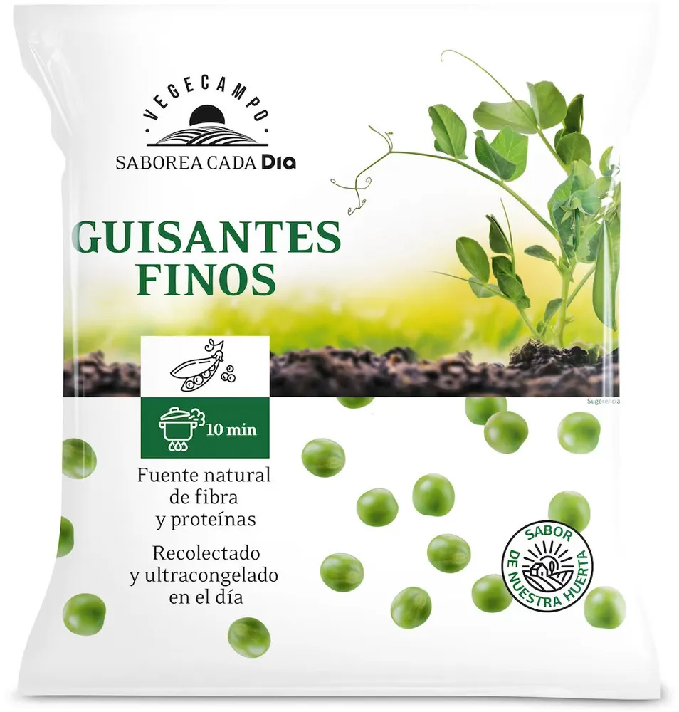 Guisantes finos