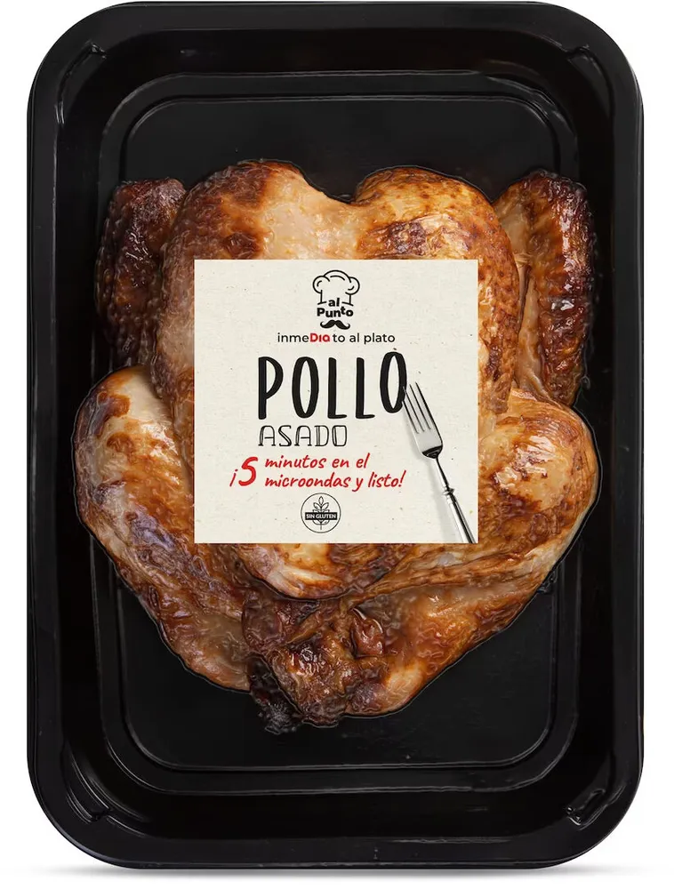 Pollo asado entero