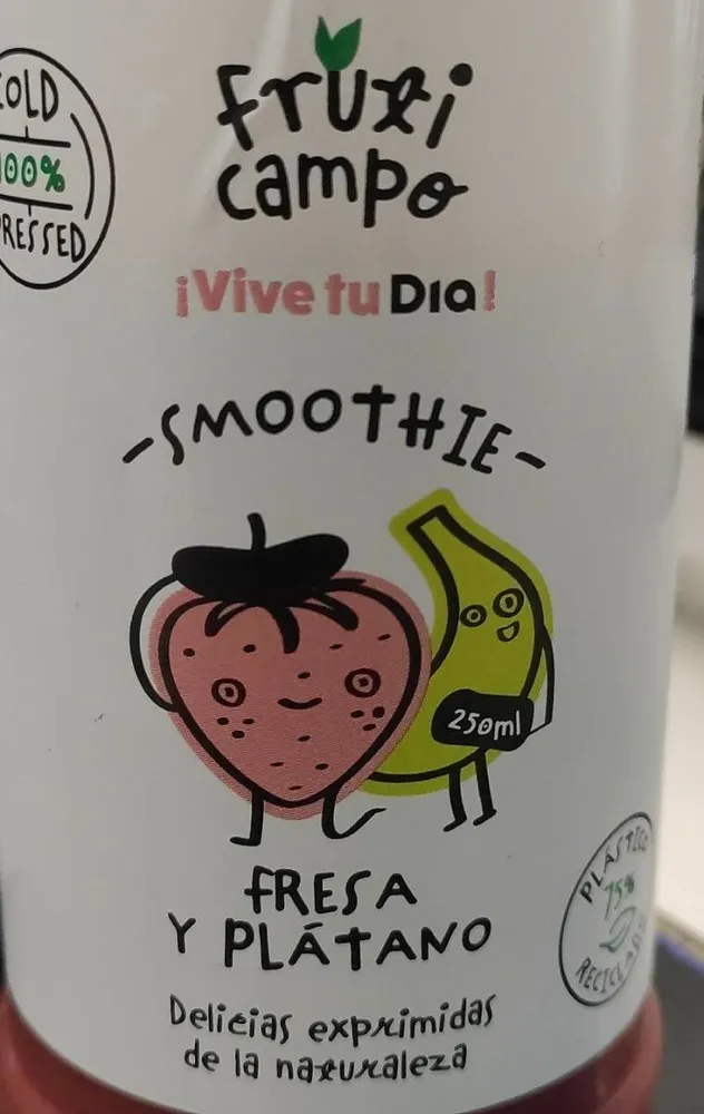 Smothie Fresa y Plátano