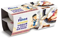 Yogurt al estilo griego con manzana y canela