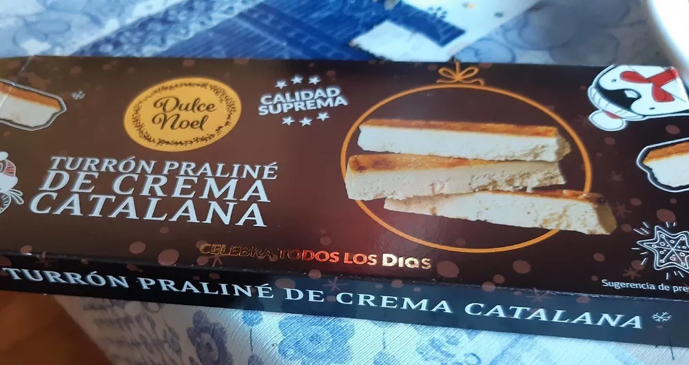 Turron de crema catalana