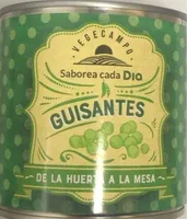 Guisantes calibre mediano. Categoría Extra