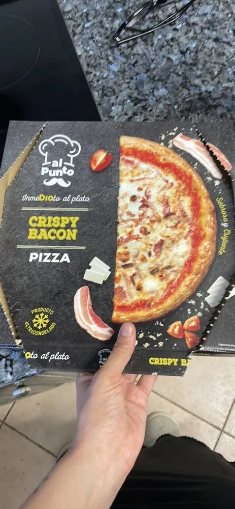 Pizza crispy bacon