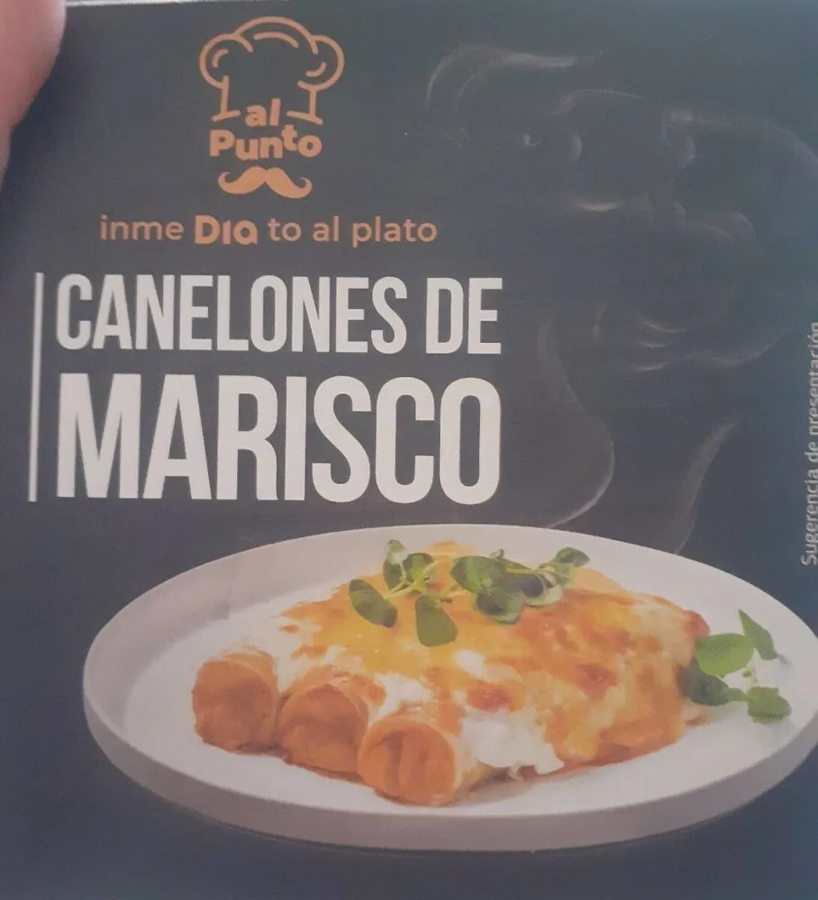 Canelones de marisco