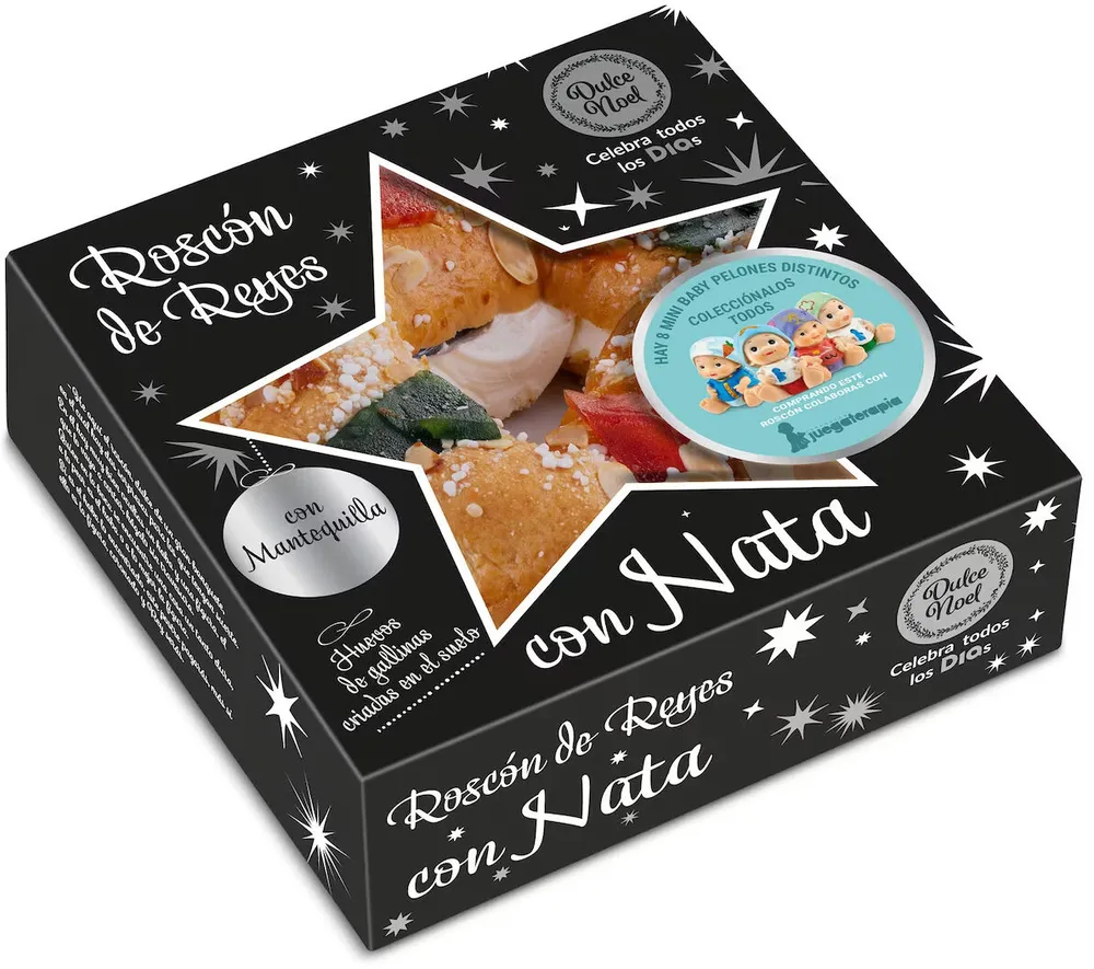Roscón de Reyes premium con nata