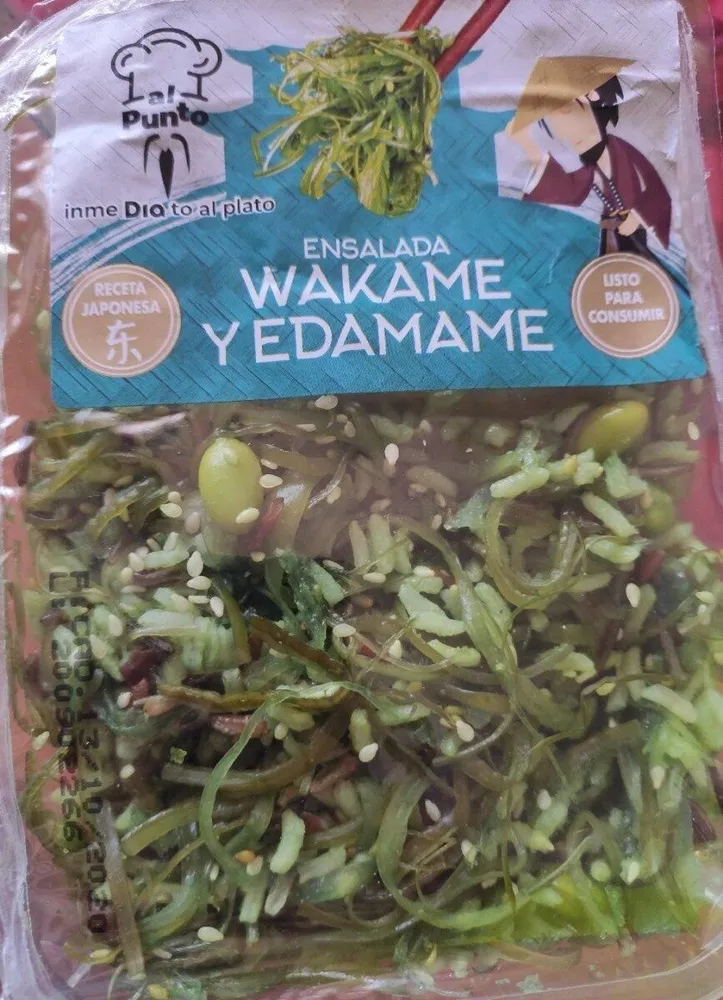 Ensalada Wakame y Edamame