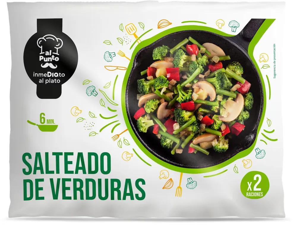 Salteado de verduras