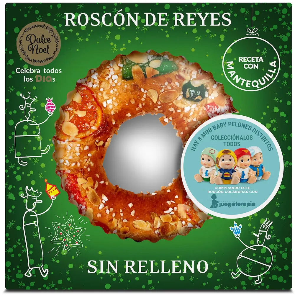 Roscón de reyes sin relleno