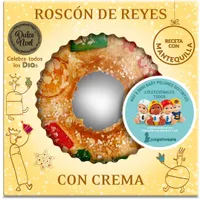 Roscón de reyes con crema