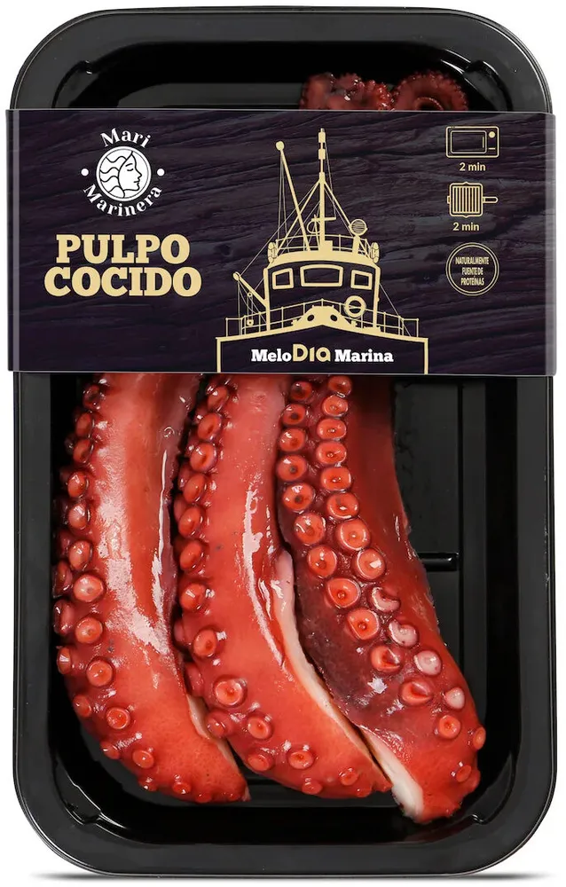 Pulpo cocido