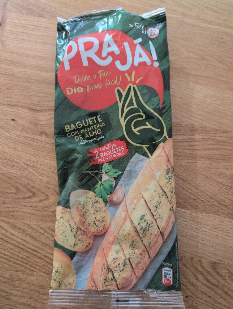 Baguette Com Mantenga De Alho