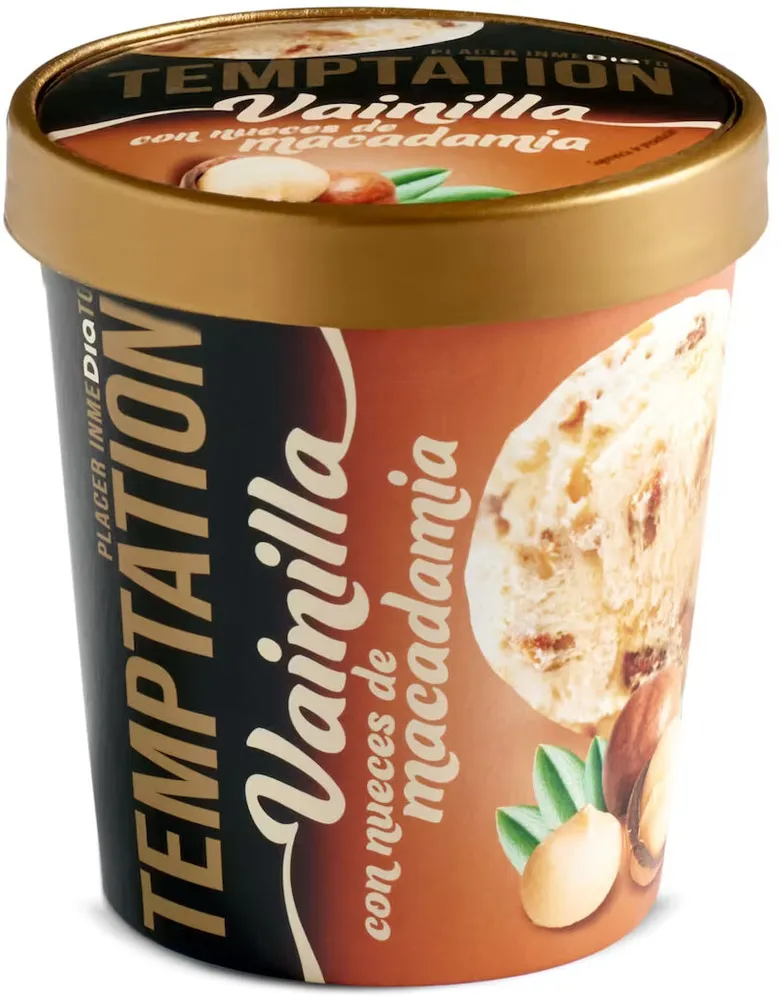 Temptation Vainilla con nueces de macadamia