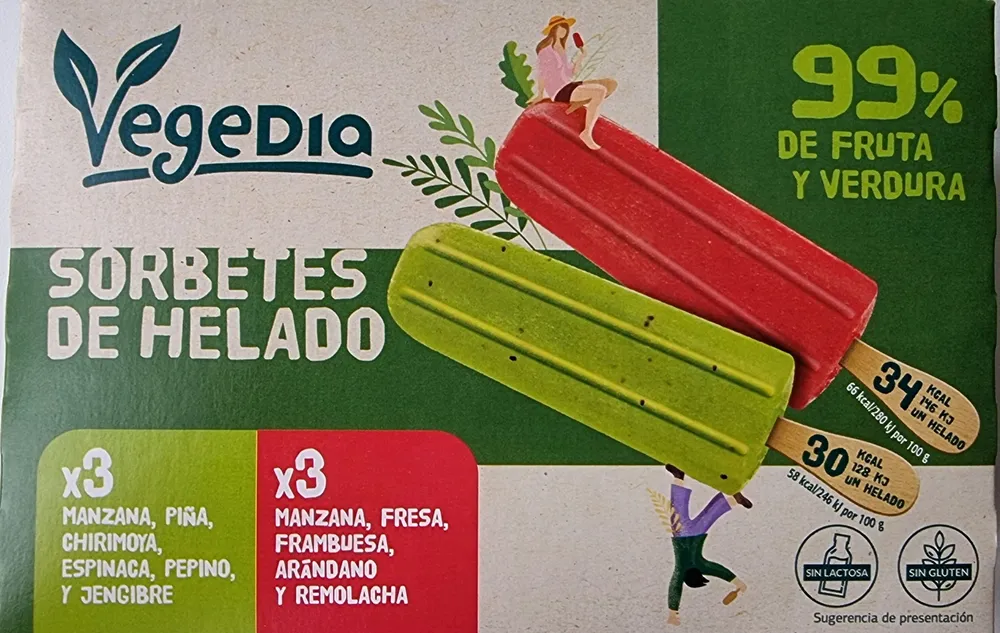 Sorbetes de helado