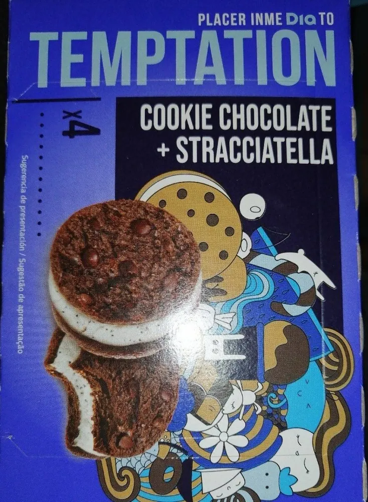 Cookie chocolate + stracciatella