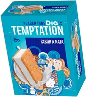 Helado sabo a nata con galletas