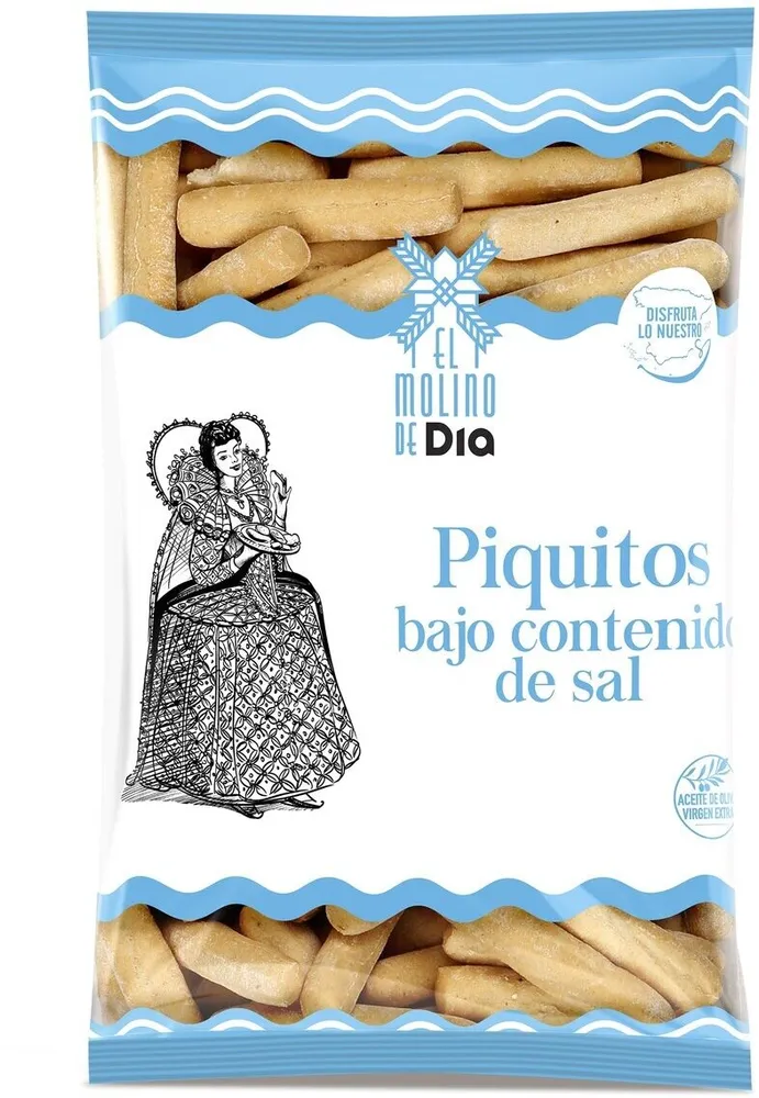 Piquitos bajo contenido de sal
