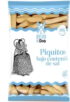 Piquitos bajo contenido de sal