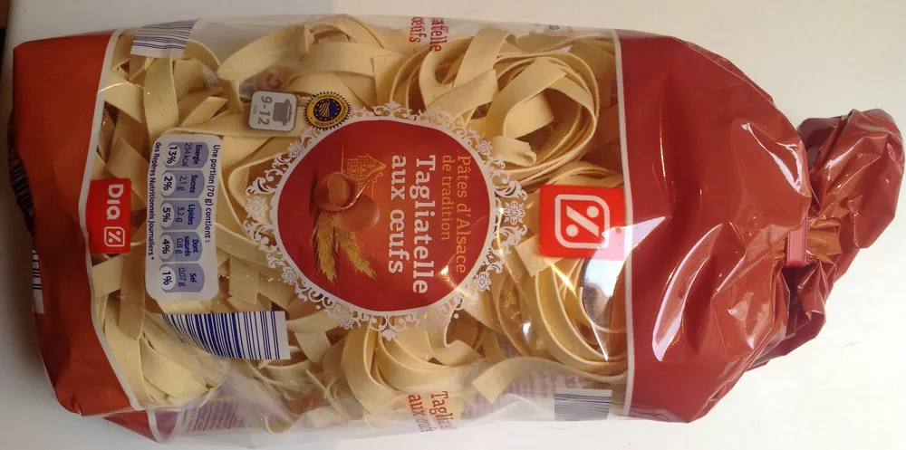 Pâtes d'Alsace de tradition, Tagliatelle aux œufs