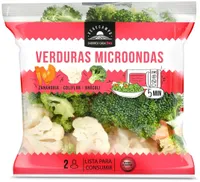 Verduras microondas
