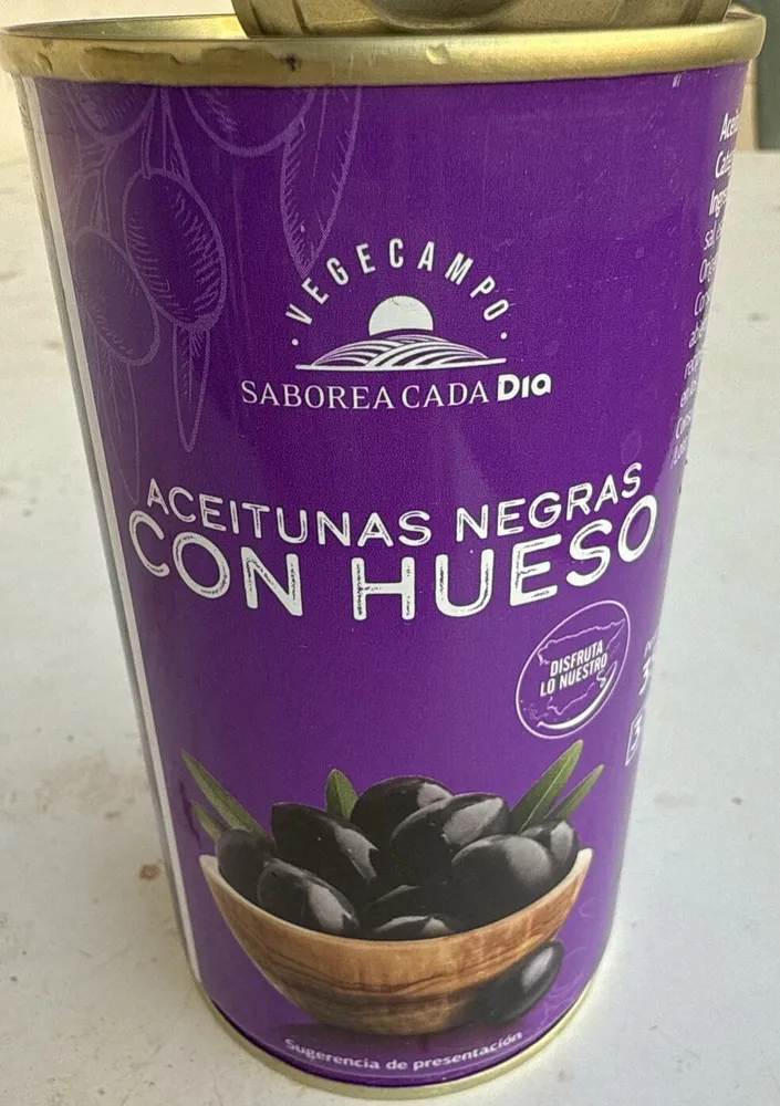 aceitunas negras con hueso