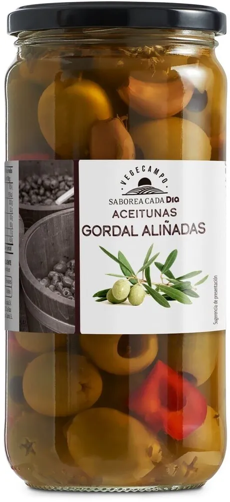 Aceitunas Goldal aliñadas