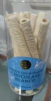 Barquillos bañados en Chocolate blanco