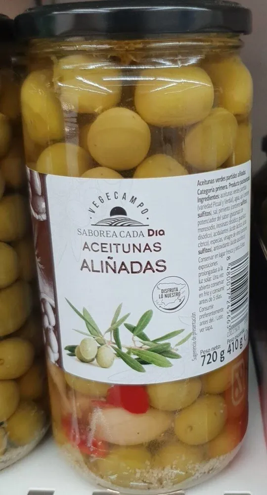 Aceitunas aliñadas
