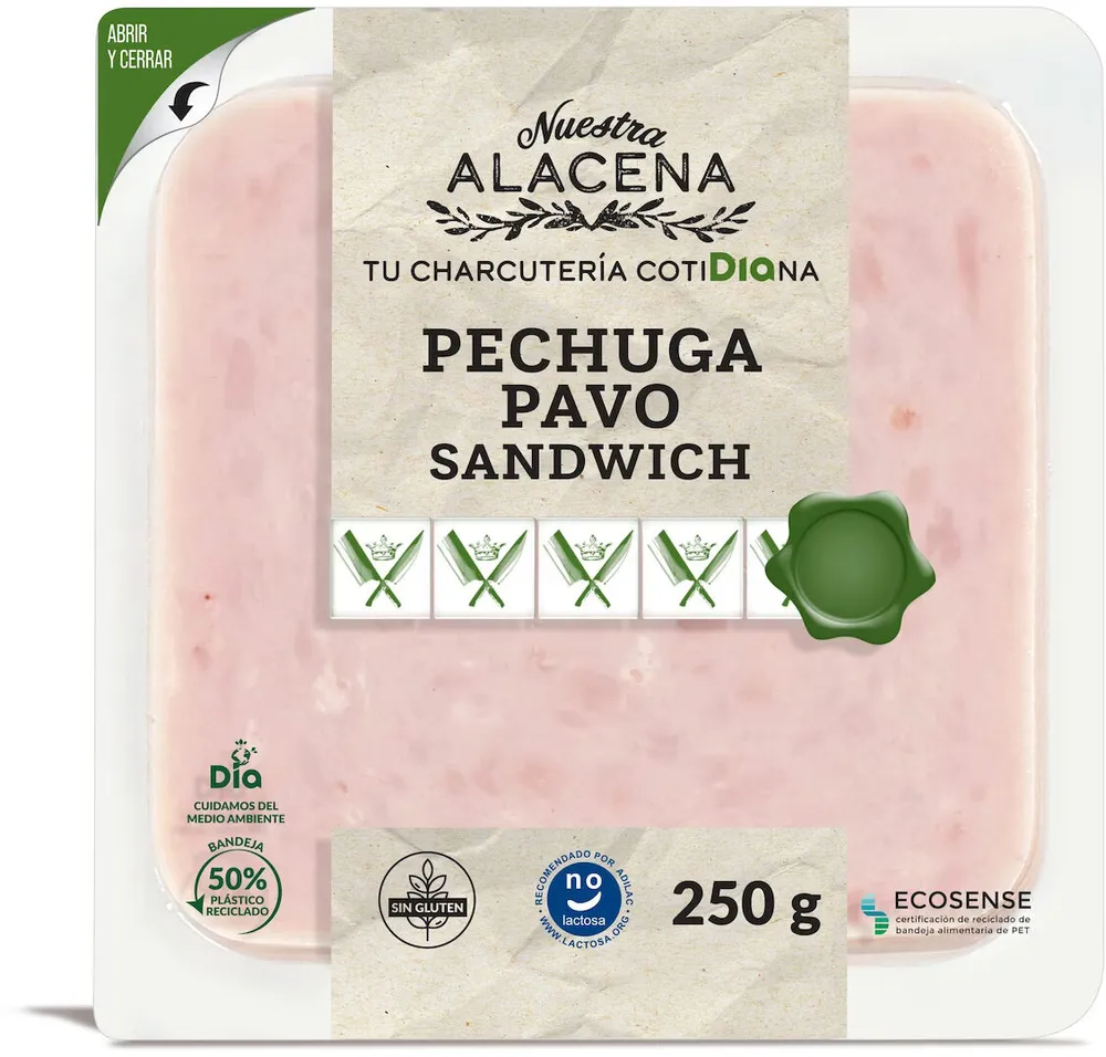 Pechuga de pavo sándwich