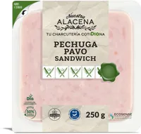 Pechuga de pavo sándwich