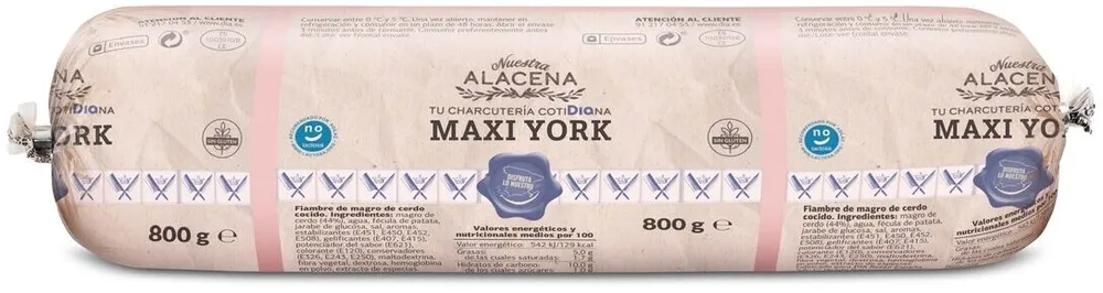 Jamón york maxi