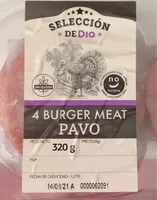 Burger Meat Pavo