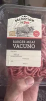 Preparado de carne picada de vacuno