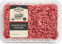 Burger meat vacuno